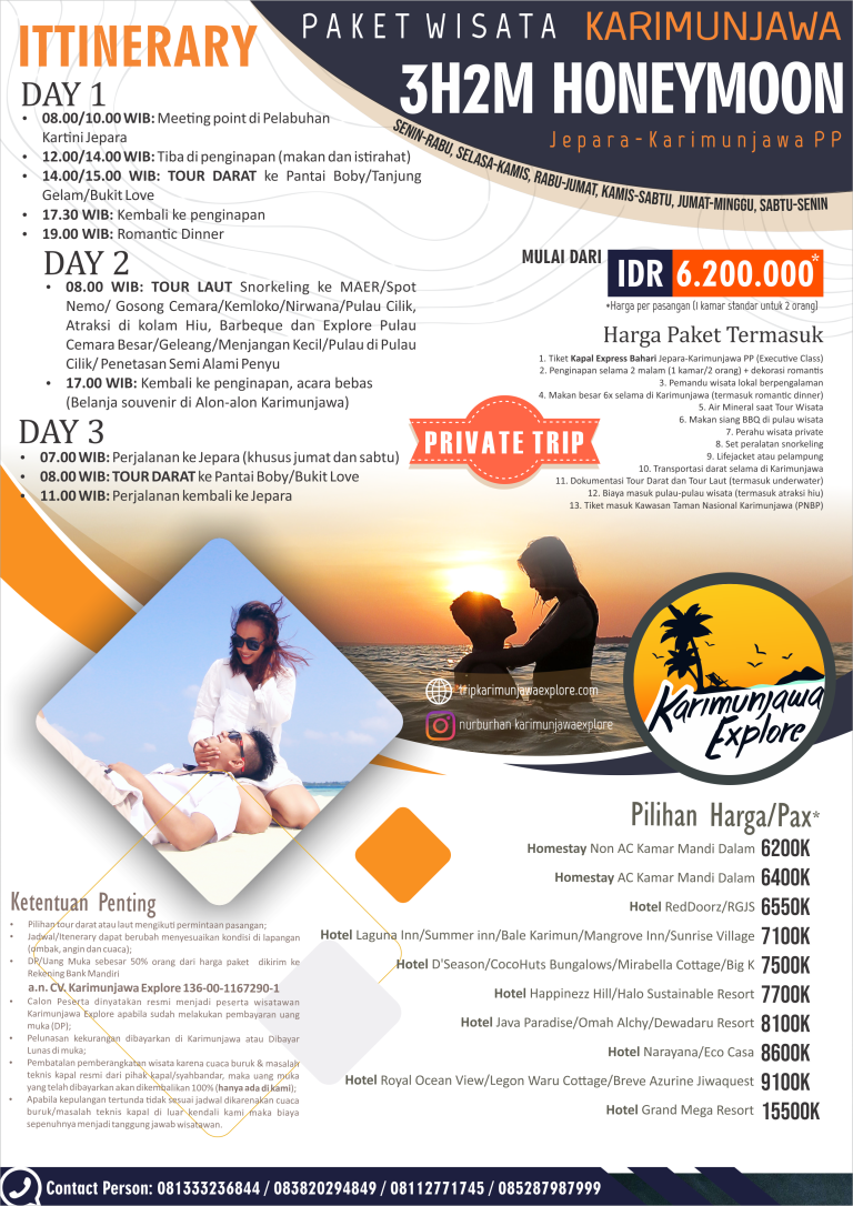 Paket Honeymoon 3H2M