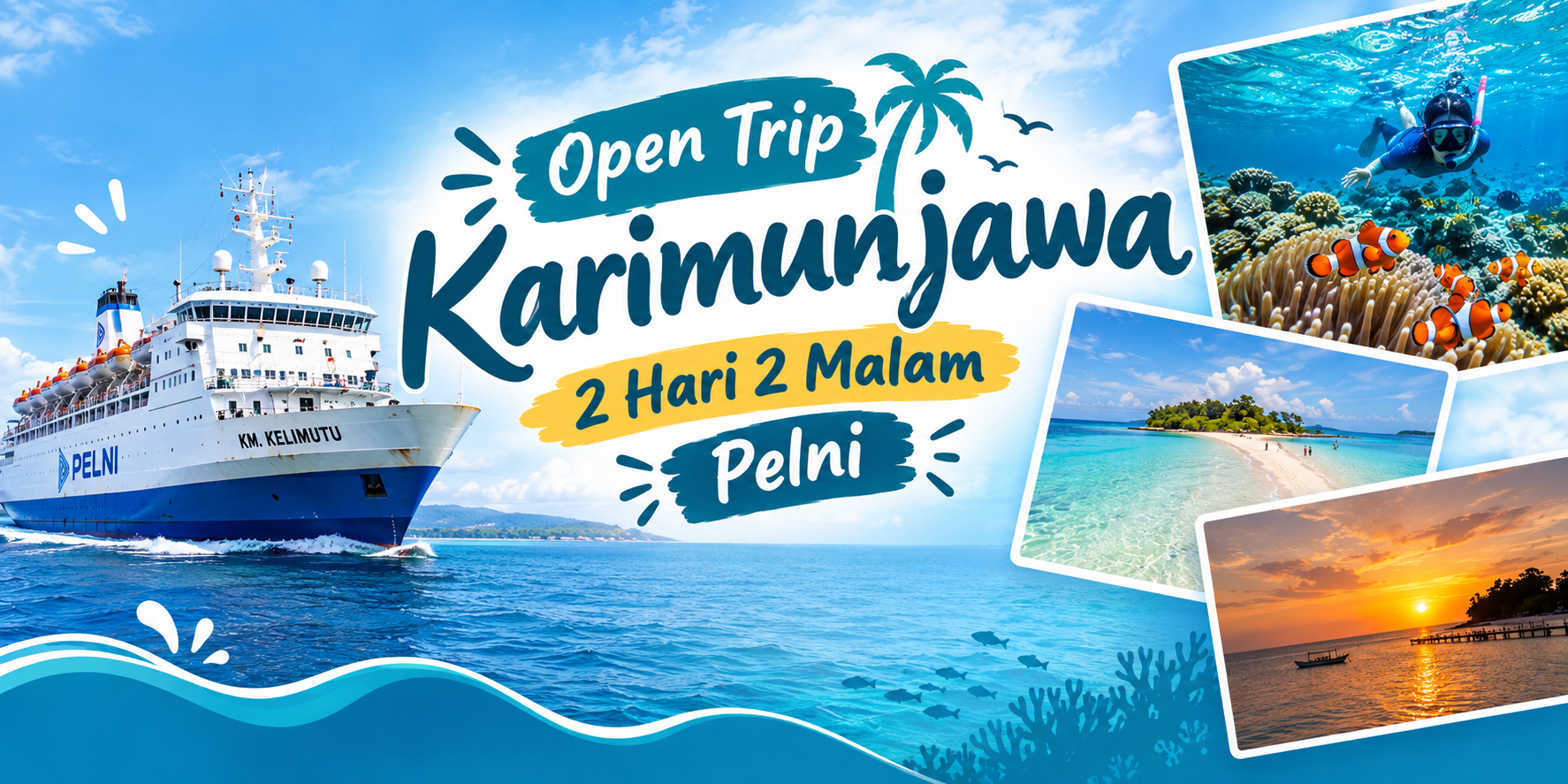 Paket Open Trip 2H2M Pelni dari Semarang