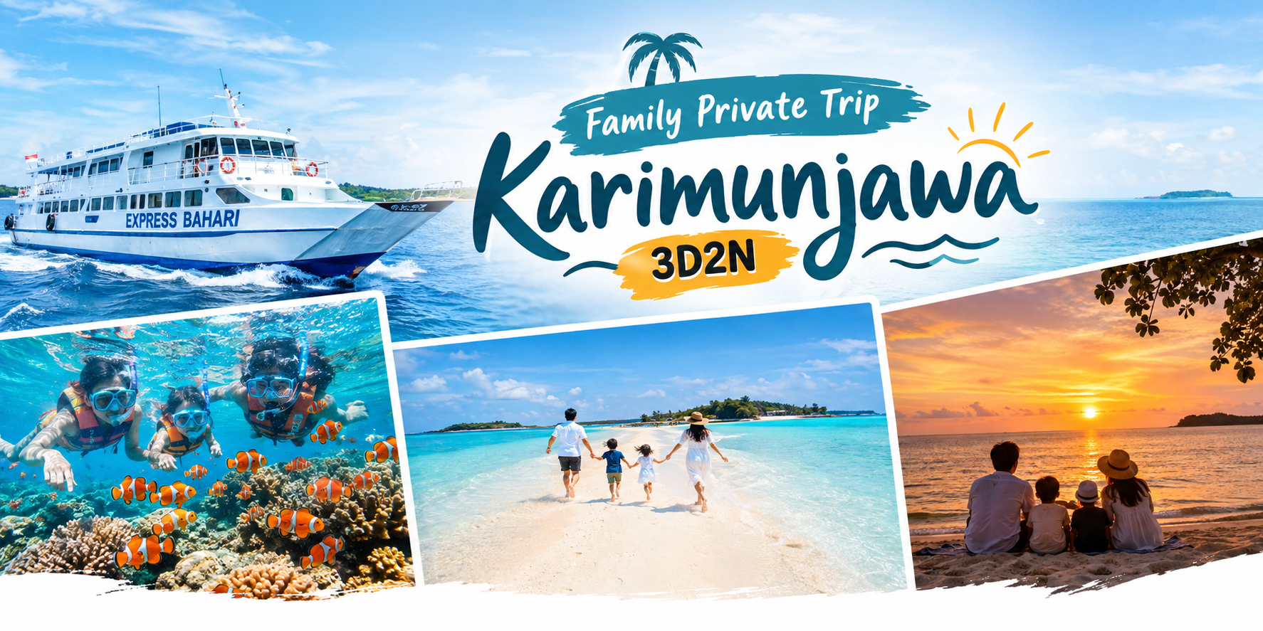 Paket Family Trip 3H2M Express (Pax untuk 4 Orang)